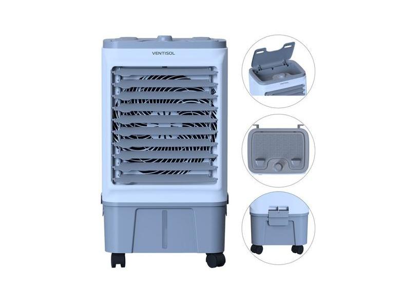 Climatizador Portátil 8 Litros Cinza/branco Ventisol 8 Litros
