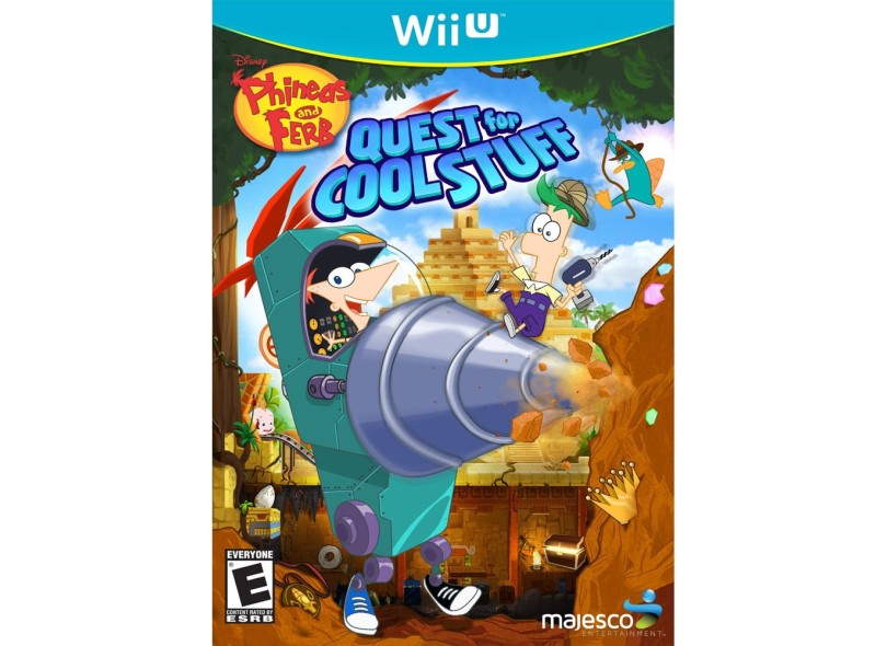 Jogo Phineas and Ferb: Quest For Cool Stuff Wii U Majesco Entertainment