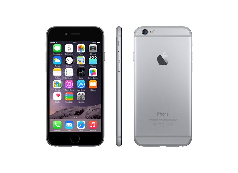 Novo Smartphone Apple iPhone 6 128GB iOS 8 3G 4G Wi-Fi