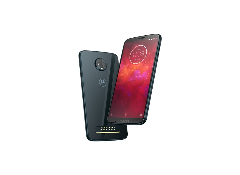 Smartphone Motorola Moto Z Z3 Play GamePad Edition XT1929-5 64GB 12 MP 2 Chips Android 8.1 (Oreo) 3G 4G Wi-Fi