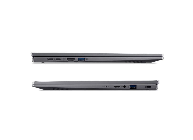 Notebook Acer Swift GO Intel Core Ultra 7 155H 16" 16GB SSD 512GB Windows 11 SFG16-72T-78ZP