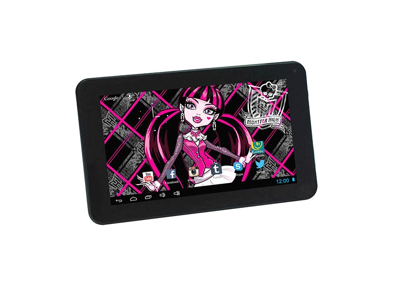 Tablet Candide 8 GB 7" Wi-Fi Android 4.0 (Ice Cream Sandwich) Monster High Tech 4007