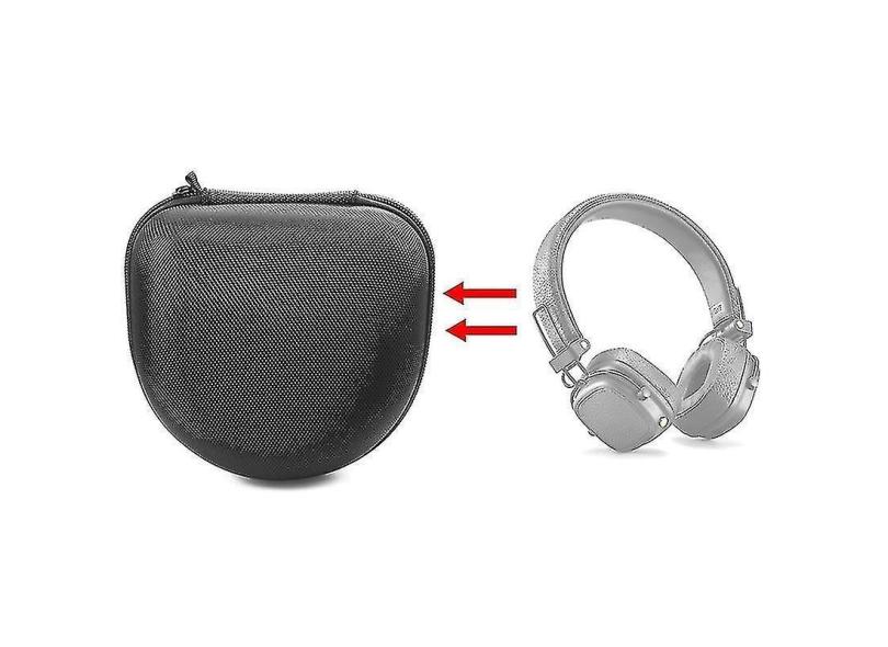 Fones de ouvido fones de ouvido saco de proteção de armazenamento de fone de ouvido portátil para tamanho principal marshall: 16,7x15,6x7,9cm