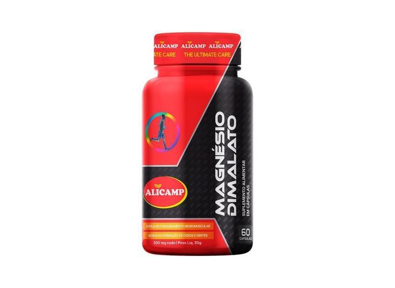 Magnésio Dimalato Alicamp 60 Caps