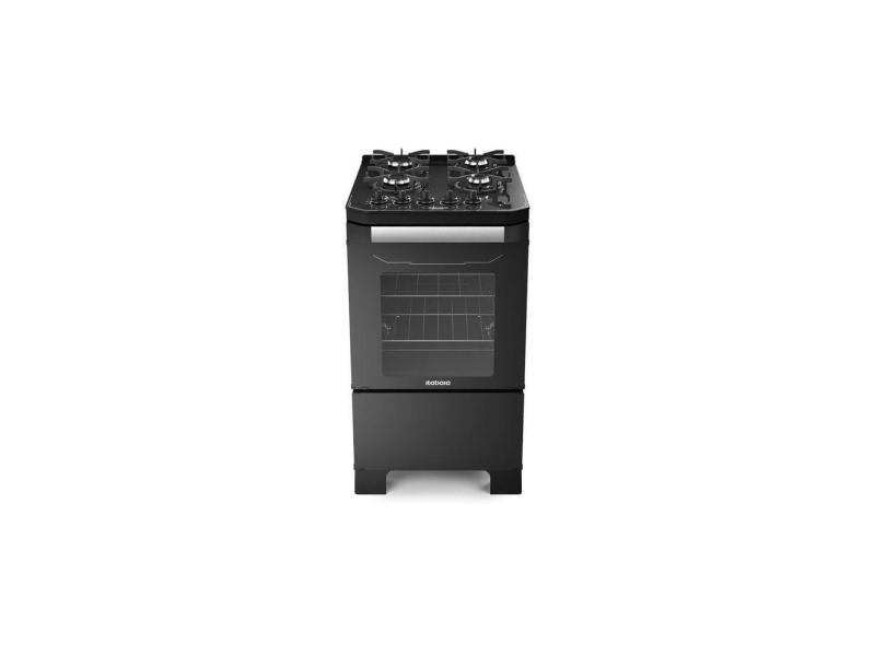 Fogão 4 Bocas Mesa de Vidro Automático Bivolt Itamaster Itatiaia Preto