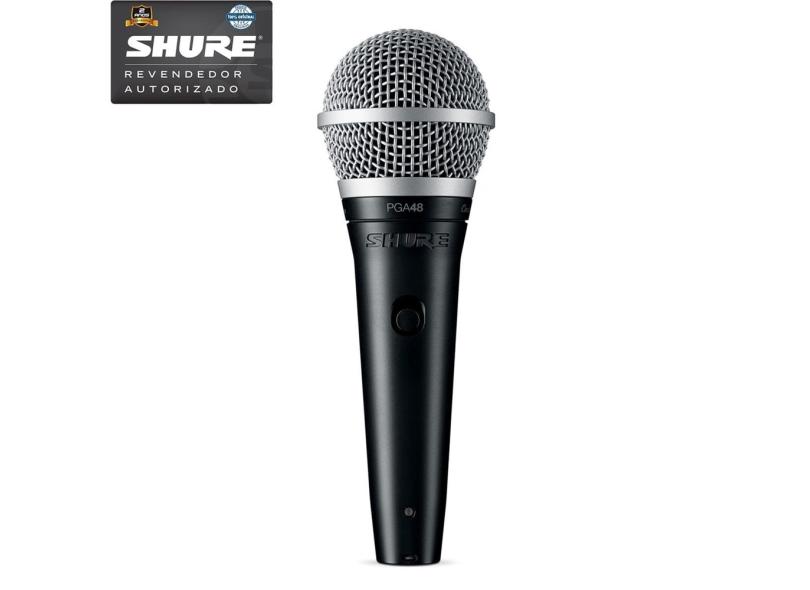 Shure - Microfone Vocal Dinâmico PGA48LC com o Melhor Preço é no Zoom