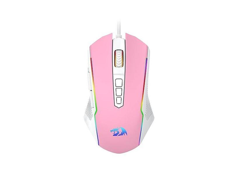 MOUSE RANGER ROSA COM BRANCO em Promoção é no Banco PAN