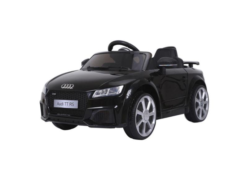 Carrinho Infantil Elétrico Audi Ttrs 6v com Controle Remoto Preto