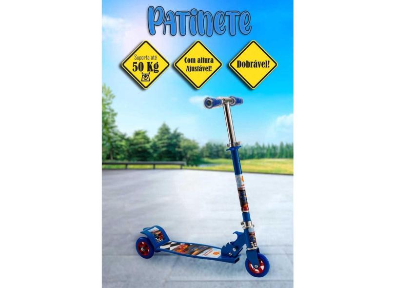 Patinete de Ferro Super Estável Guidão Giratório 3 Rodas