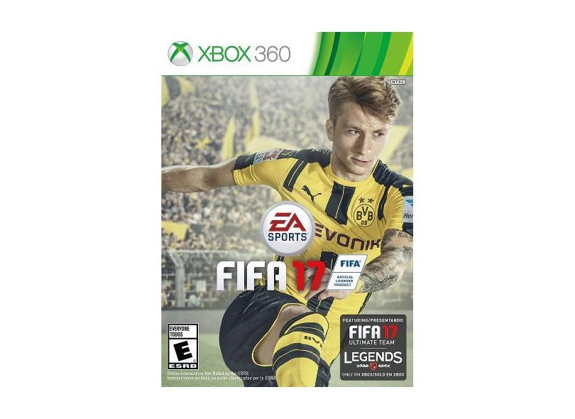 Jogo Fifa 17 Xbox 360 EA