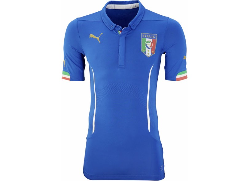 Camisa Jogo Itália I 2014 sem Número Puma