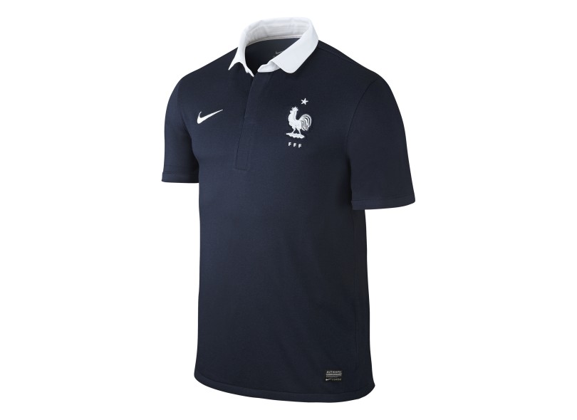 Camisa Torcedor França I 2014 sem número Nike