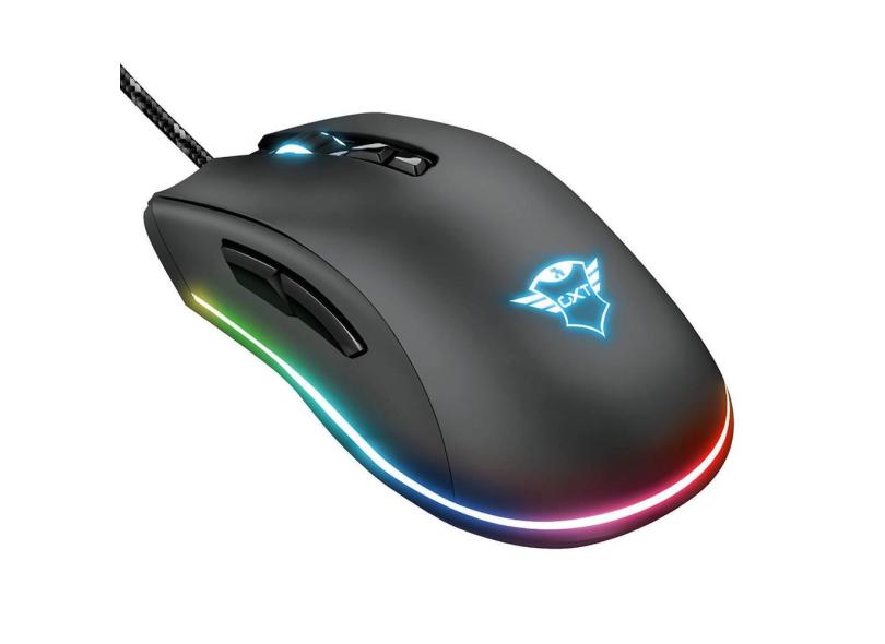 Mouse Pro Gamer 15000 dpi 1ms 7 Botões Programáveis Software Avançado gxt 900 Kudos Trust