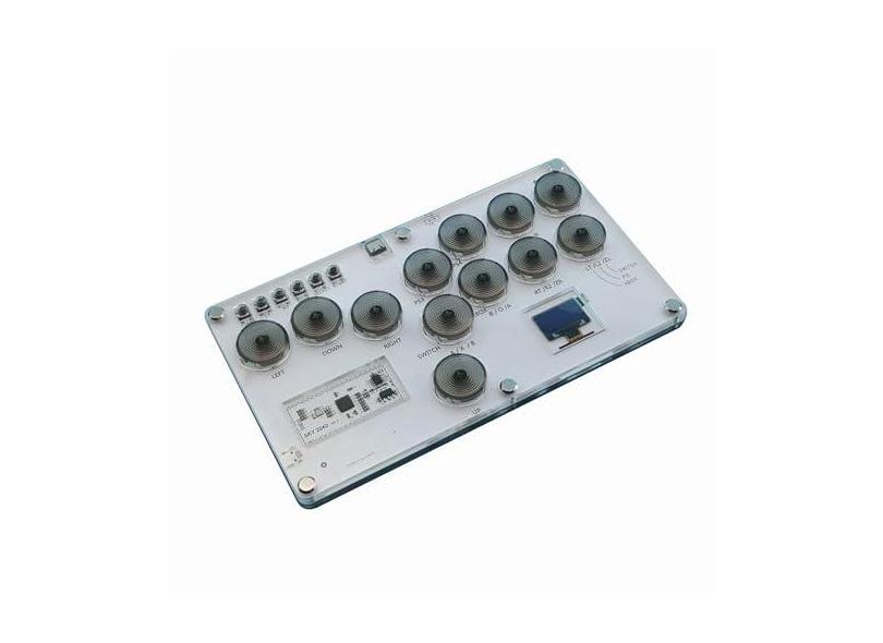 Teclado para jogos, Arcade Stick 12 Teclas Turbo Game Leverless Controller para PC/PS3/PS4/Switch