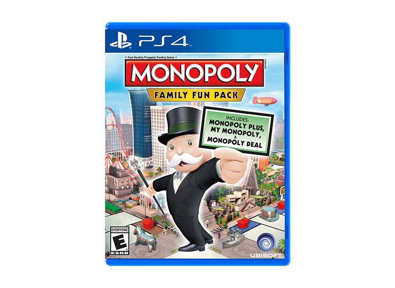 Jogo Monopoly Family Fun Pack PS4 Ubisoft