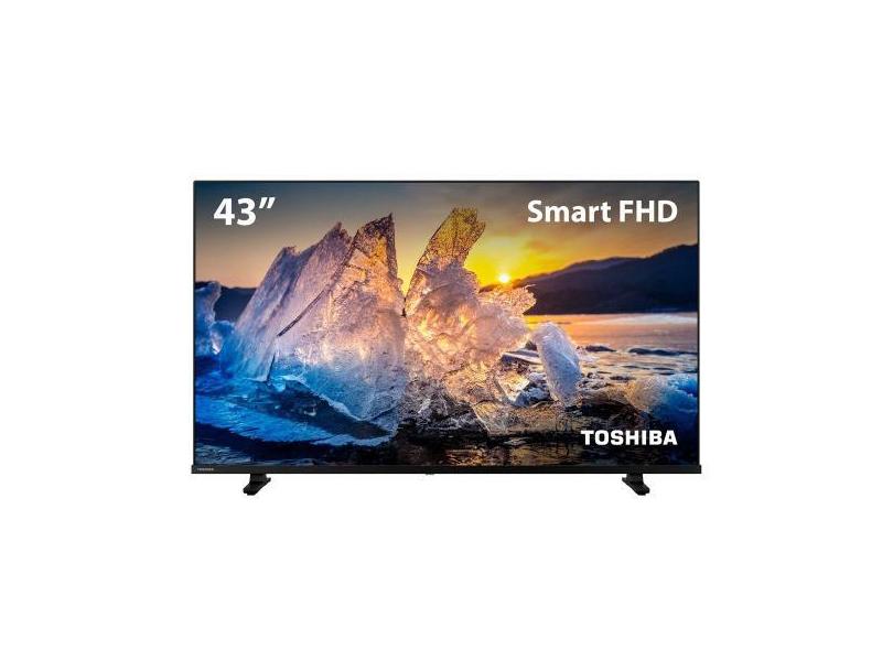 Smart TV Toshiba 43 Polegadas FULL HD 43V35MS, Preto, Bvolt
