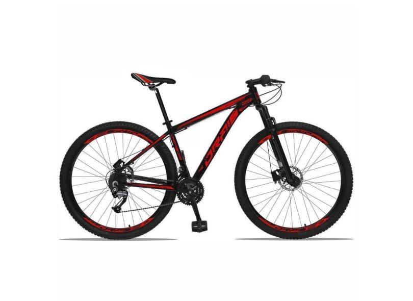 Bicicleta 29 Drais 27 Marchas Câmbio Shimano Freio Hidráulico Suspensão com Trava 32r