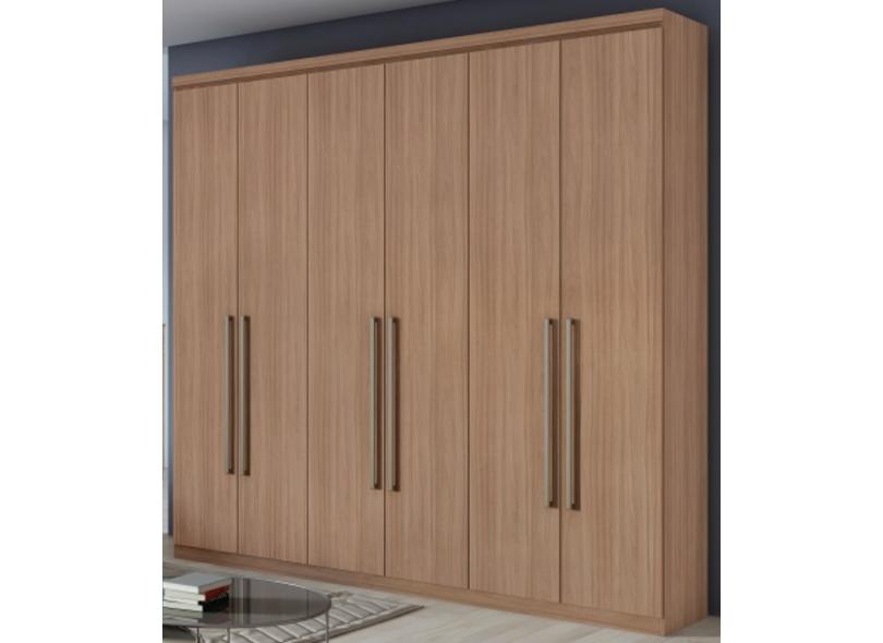 Guarda-Roupa Casal 6 Portas 4 Gavetas Alonzo New Lopas