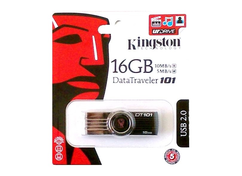 Pen Drive Kingston Data Traveler 101 G2 16 GB USB DT101G2