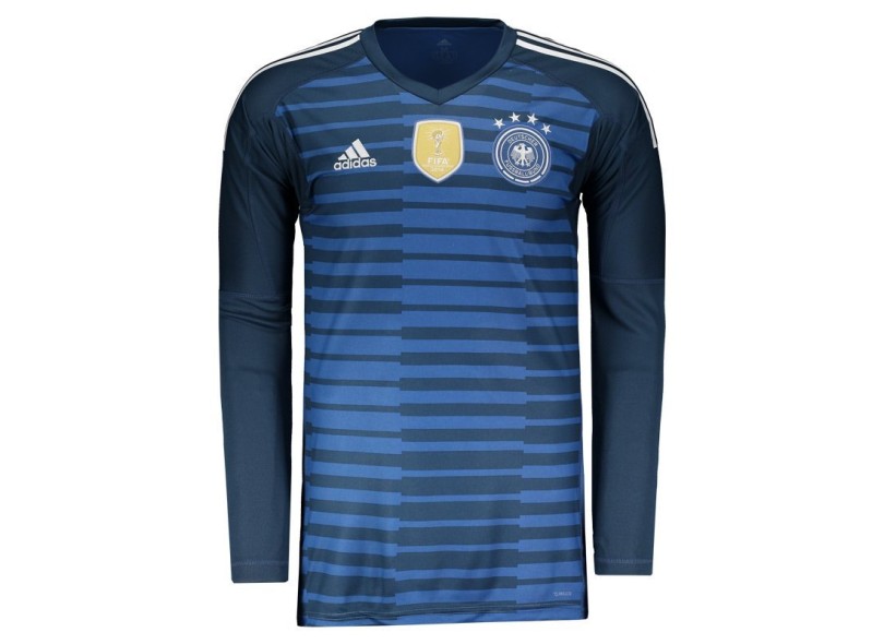 Camisa Goleiro Alemanha 2018 Manga Longa sem Número Adidas