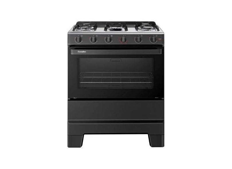 Fogão de Piso 5 Bocas Esmaltec F5ISP Ideal Pop  Mesa em Aço Inox, Acen