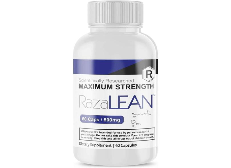 Bloqueador de Gordura Razalean Suplemento Alimentar 800Mg 60 Cápsulas