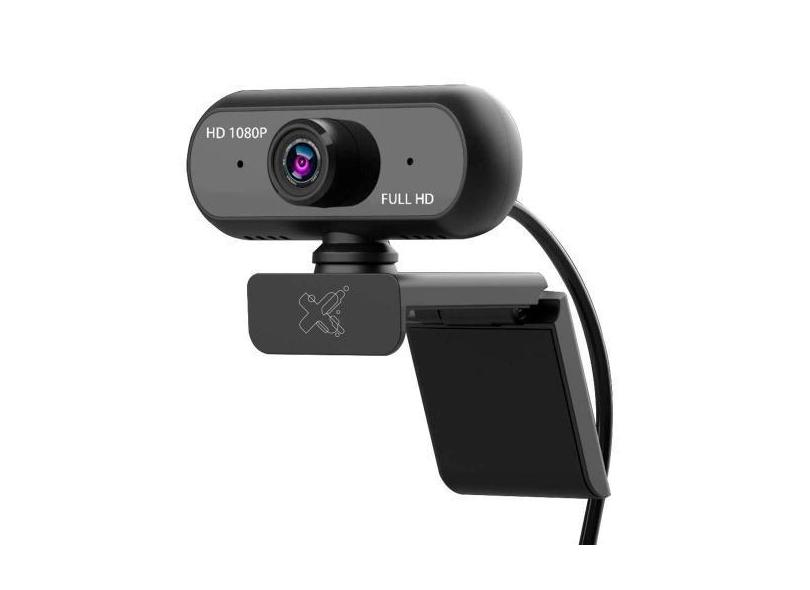 Webcam Maxprint X-Vision HD 1920x1080P 30FPS Com Microfone - Preto