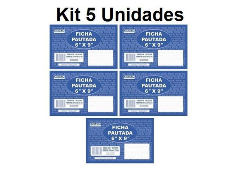 Ficha Pautada X Pct Folhas Kit Pacotes S O Domingos Com O