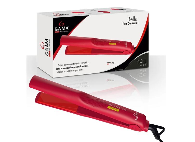 Secador De Cabelo Gama Italy Profissional Salão 2200w Tourmaline Ion e  Prancha Cerâmica Bella 210°c com o Melhor Preço é no Zoom