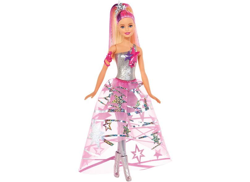 Boneca Barbie Aventura nas Estrelas Vestido Galactico Mattel