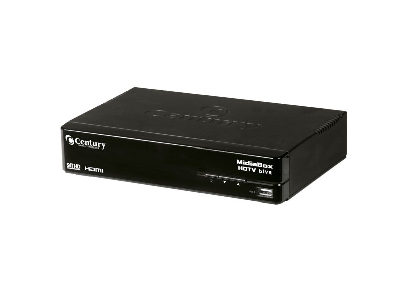 Receptor de TV Digital Full HD HDMI USB Midiabox HDTV Century
