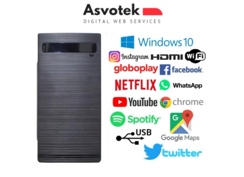 PC COMPUTADOR CPU INTEL CORE I3 8GB HD 500 Win 10