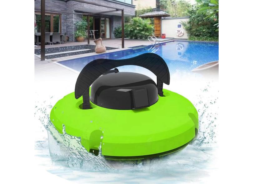 Aspirador De Piscina Totalmente Automático, Limpador De Piscina Robô, Limpador De Escalada Subaquática Sem Fio, Equipado Com Navegação Inteligente E Filtro De Carga Superior Da Piscina