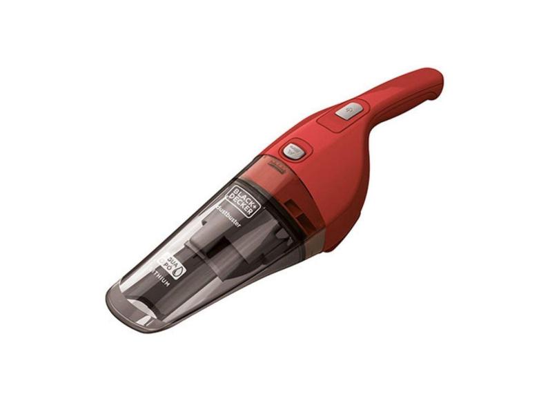 Aspirador De Pó E Água Sem Fio Black Decker 370Ml Vermelho