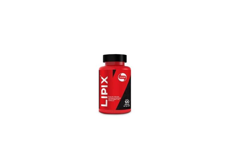 Lipix óleo de cártamo com vitamina E Vitafor 120 cápsulas