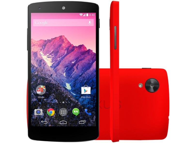 Smartphone LG Google Nexus 5 D821 Câmera 8,0 MP Desbloqueado 16GB Android 4.4 (Kit Kat) Wi-Fi 4G 3G