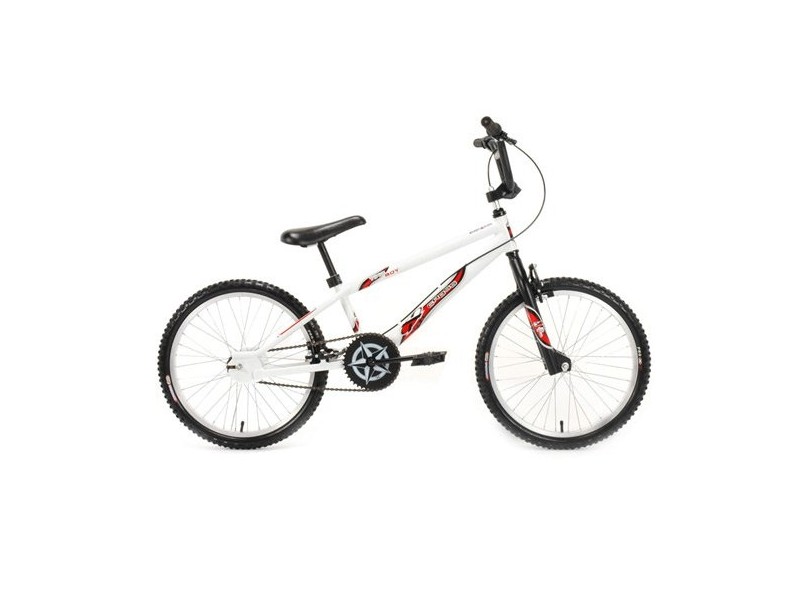 Bicicleta Pro X Bike Tino Boy Aço Azul Branco Não possui Marcha