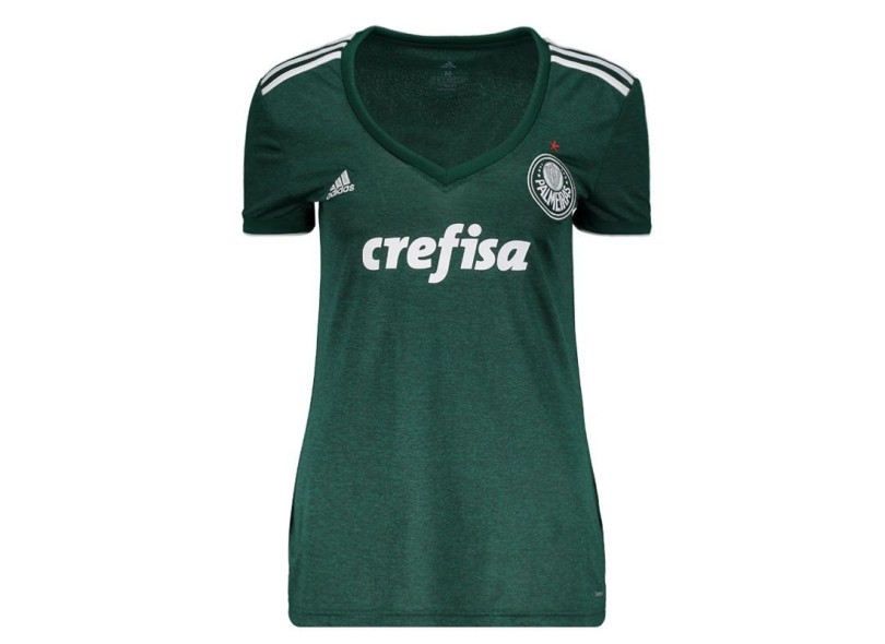 Camisa Torcedor feminina Palmeiras I 2018/19 Adidas