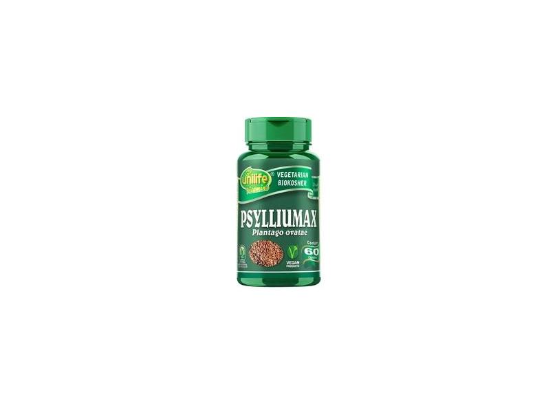 Psylliumax - Psyllium Fibra - 60 Cápsulas 550mg - Unilife Com O Melhor ...