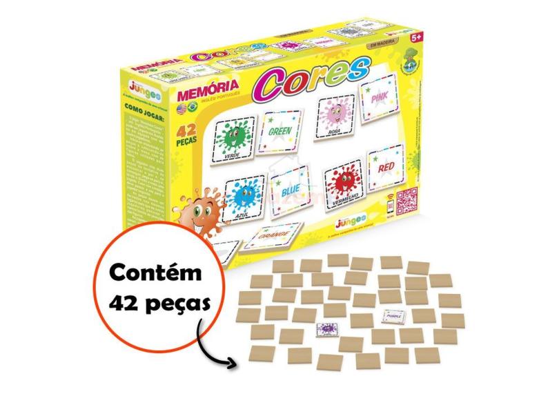 Jogo Educativo da Memória Alfabetização Infantil Em Inglês - Bambinno -  Brinquedos Educativos e Materiais Pedagógicos