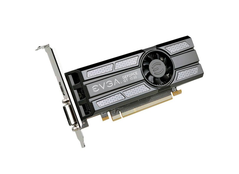 Placa de Video NVIDIA GeForce GT 1030 2 GB GDDR5 64 Bits EVGA 02G-P4-6333-KR