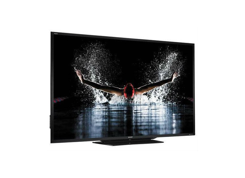Smart TV TV LED 3D 90 " Sharp Aquos Full LC90LE657U 4 HDMI