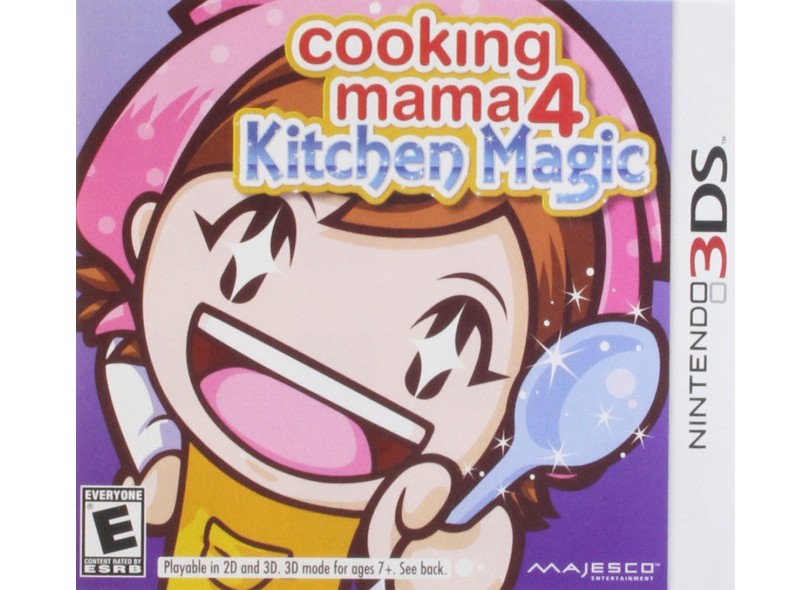 Jogo Cooking Mama 4: Kitchen Magic Majesco Entertainment Nintendo 3DS