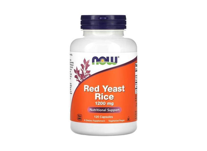 Red Yeast Rice 600 Mg 120 Caps - Now Foods