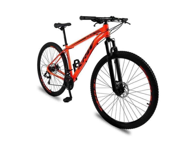 Bicicleta aro 29 KRW Alumínio 24 Vel Marchas Freio a Disco Suspensão dianteira Mountain Bike X32-Unissex