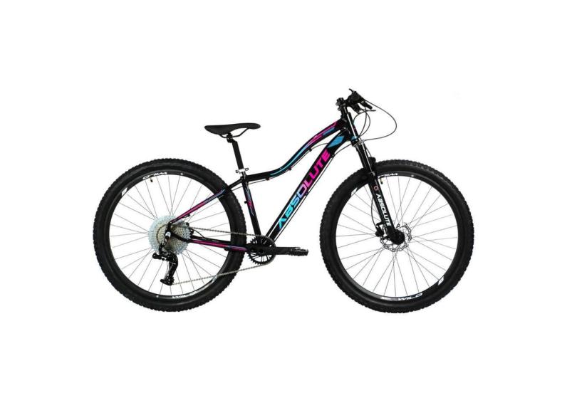 Bicicleta Aro 29 Absolute Hera Feminina 12v Garfo Trava no Guidão Freios Hidráulicos 1x12 - Preto