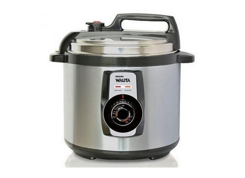 Panela de Pressão Elétrica Philips Walita Dayly RI310376 / Inox / Espátula / Copo Medidor / 5 Litros