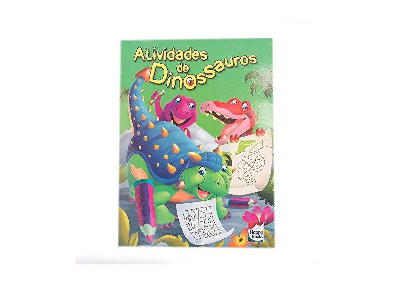 Atividades de dinossauros: Verde - Little Pearl Books - 9788595030398