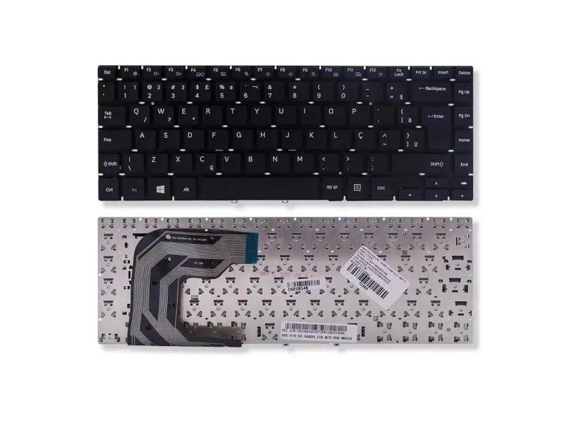 Teclado Para Samsung Np370 Np370e4k-kd3br Np370e4k-kw4br Padrão br ç