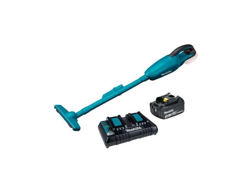Kit Aspirador De Pó 650ml Dcl180z Makita E Bateria 18V 3.0Ah E Carrega